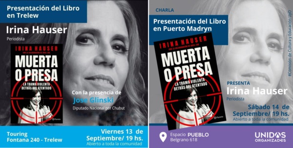 Llega la periodista Irina Hauser.