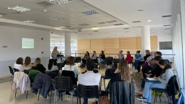 El encuentro se desarrolló en el futuro hospital de Trelew.