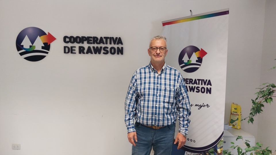 Feu, gerente general de la Cooperativa de Rawson.