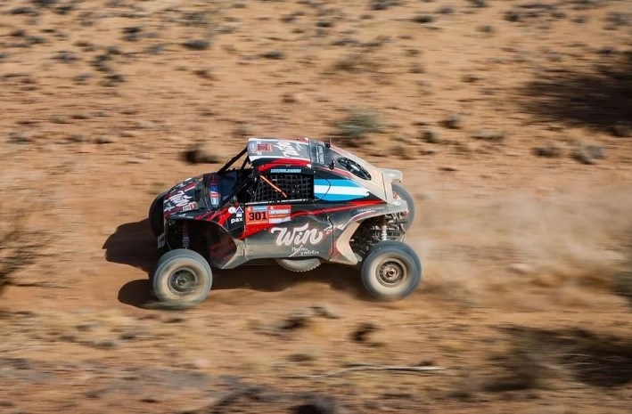 Nicolás Cavigliasso, muy cerca de una nueva victoria en el Rally Dakar.