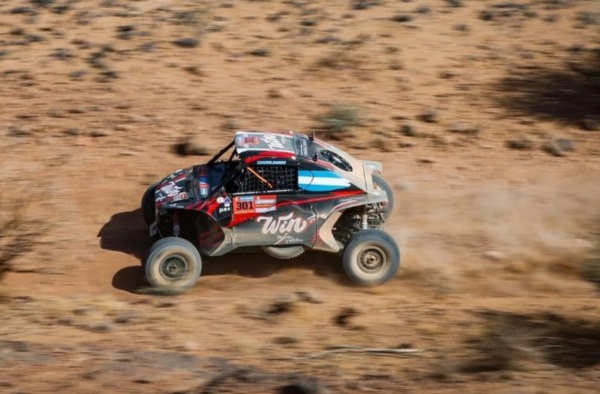 Nicolás Cavigliasso, muy cerca de una nueva victoria en el Rally Dakar.