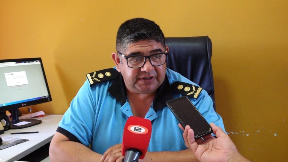 Ricardo Riquelme, jefe de la Unidad Regional de Puerto Madryn.