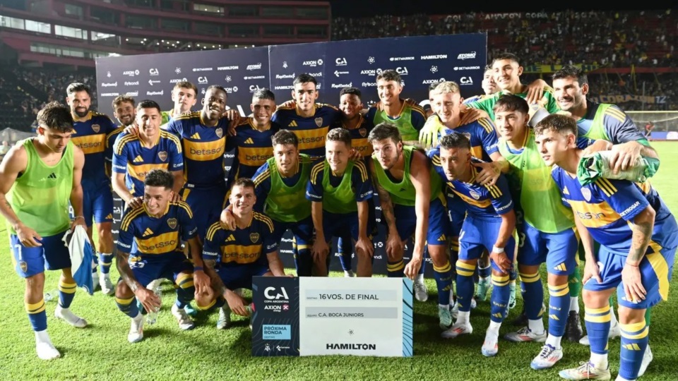 Boca goleó a Argentino de Monte Maíz en su debut por Copa Argentina.