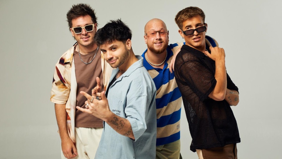 La banda uruguaya "Marama" en la Fiesta del Rio en febrero.