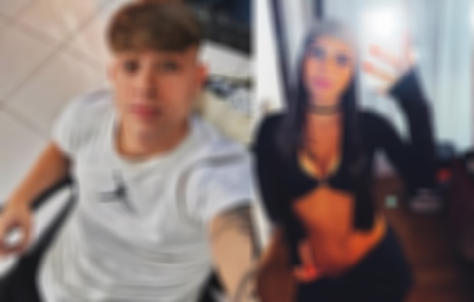 El joven que manejaba a más de 120 km/h junto a su novia.
