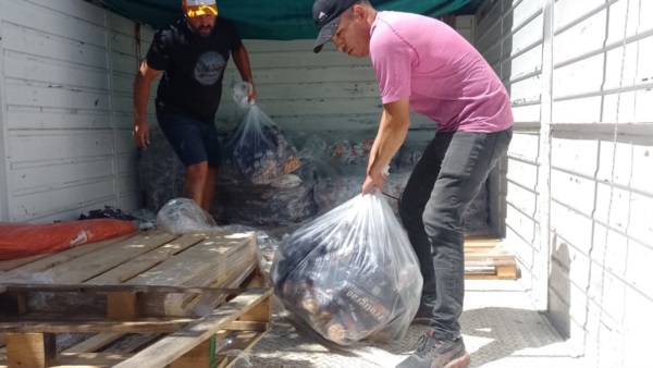 Los alimentos rumbo los sectores más vulnerables.
