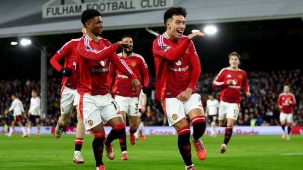 Lisandro Martínez marcó el único gol en la victoria ante Fulham y los festejó al ritmo de cuarteto cordobés.