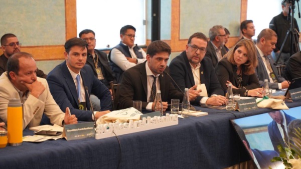 Martin Ebene en el Foro en la ciudad ecuatoriana de Cuenca.
