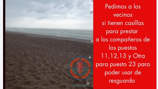 Publicación de página no oficial de guardavidas 