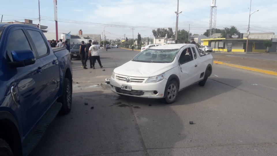 La colisión sucedió en el cruce de Muzzio y Fuerte San José.