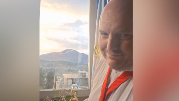 Captura del video que el juez Carlos Richeri subió a sus redes sociales. 