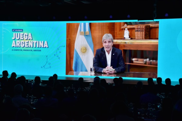 Caputo, a través de un video, prometió en IDEA más "reformas estructurales".