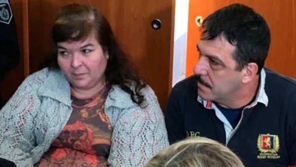 Gabriel Strumia, empresario y amigo de la familia, junto a su esposa, ambos condenados.