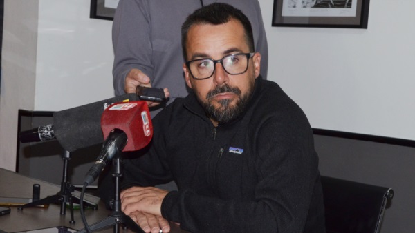 Matías Taccetta, intendente de Esquel. Foto: Atilio Ortiz. 