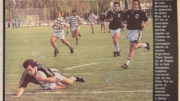 Try de Tehuelches ante Entre Rios en Trelew. Triunfo clave.