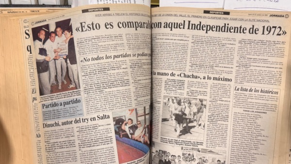 Cobertura de Jornada luego del ascenso.