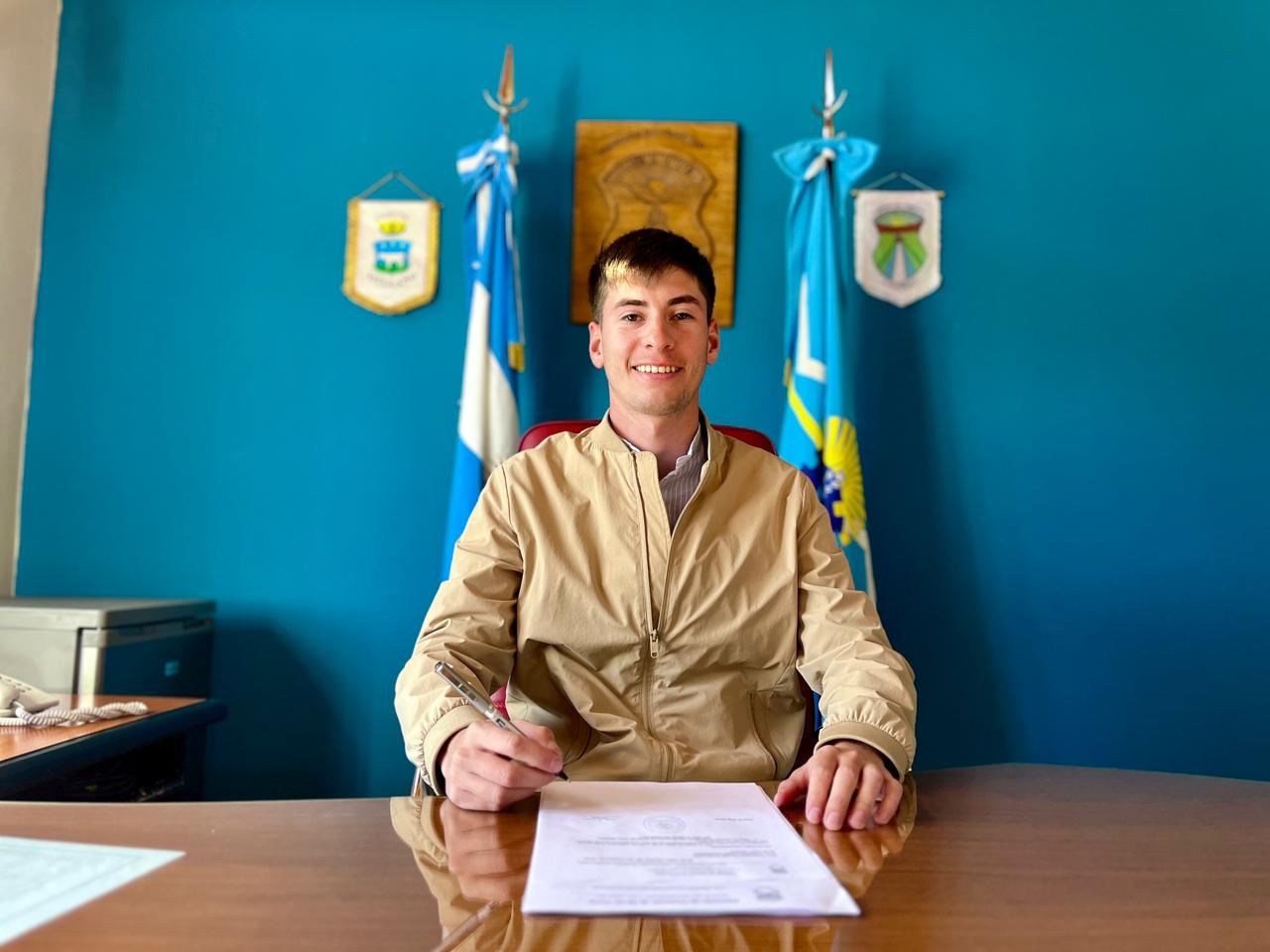 Luka Jones, el intendente de 28 de Julio. 