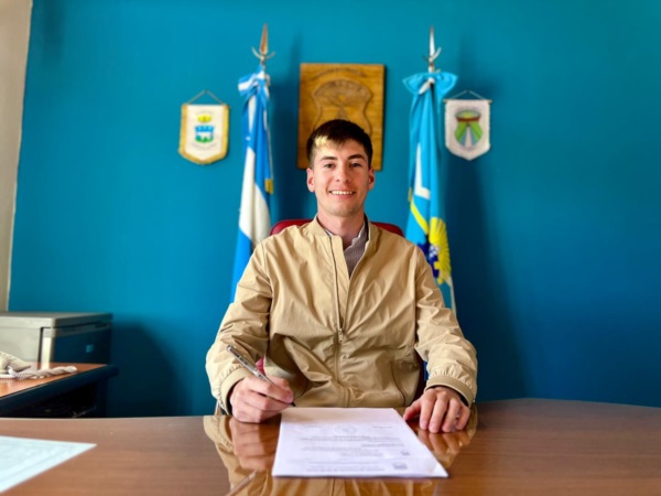 Luka Jones, el intendente de 28 de Julio. 