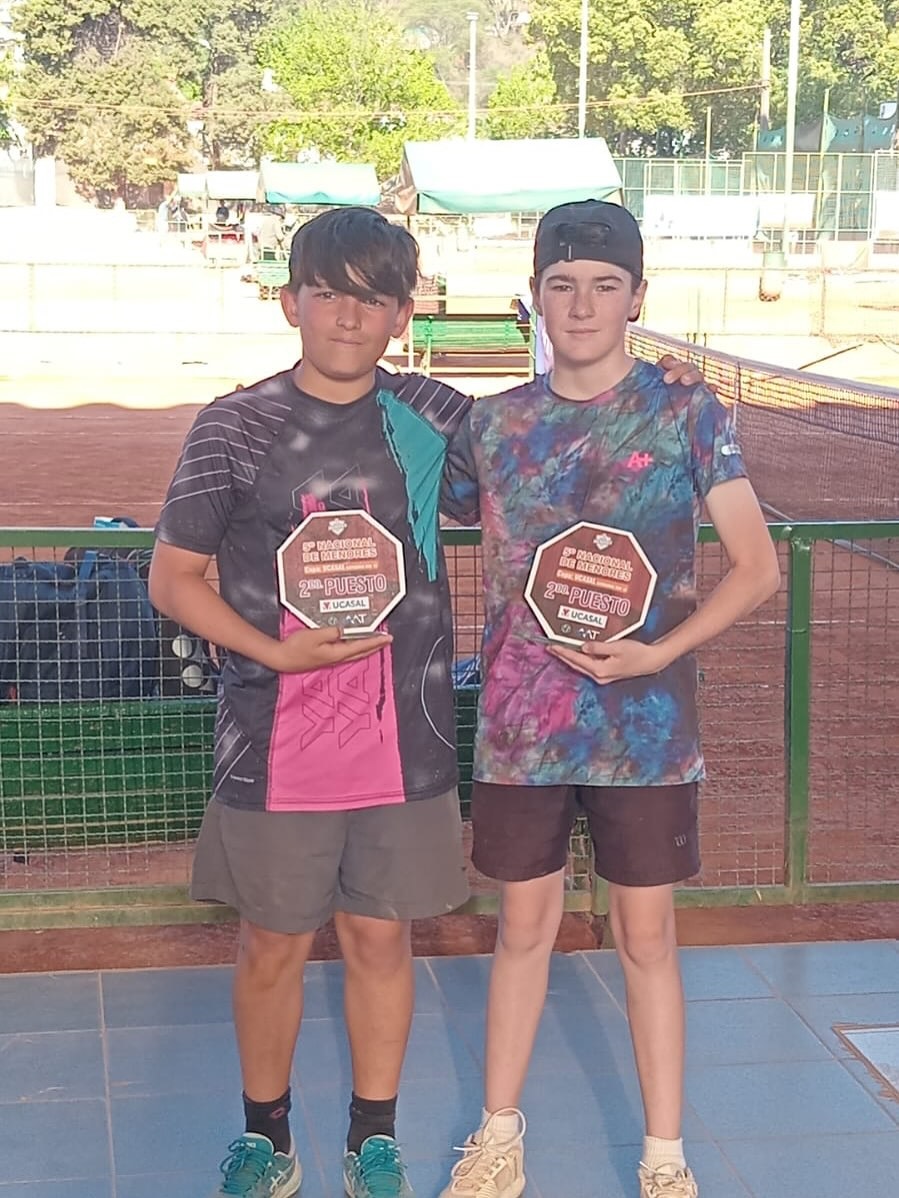 Lucio Vulcano y Bautista Sufritti y otra gran actuación en un Nacional de Menores.