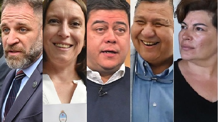 Glinski, Alianiello, Treffinger, Ávila y Romero, los cinco diputados nacionales por Chubut.