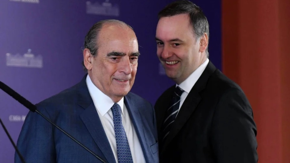 Francos y Adorni. Fotografía: Agencia Noticias Argentinas/JUAN VARGAS