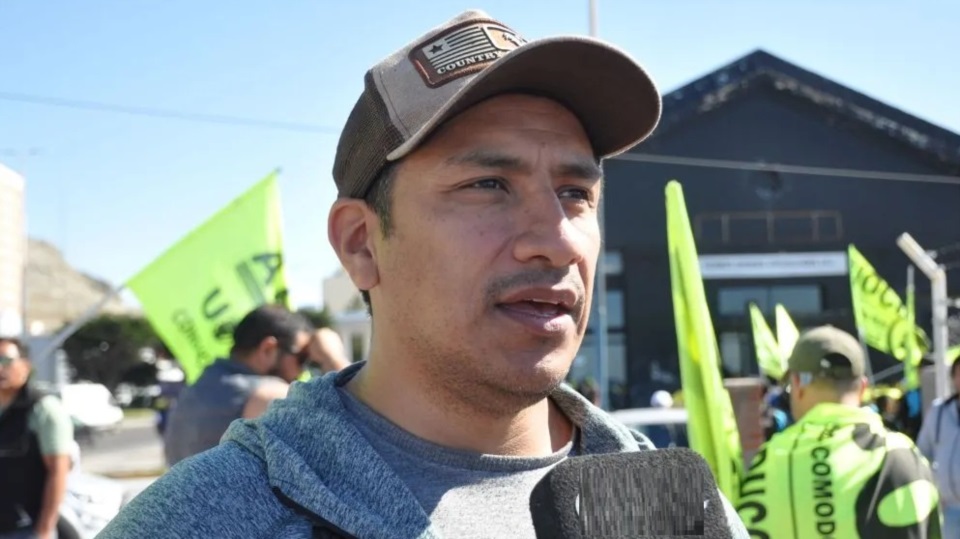 Walter Godoy, referente de la UOCRA Comodoro Rivadavia.