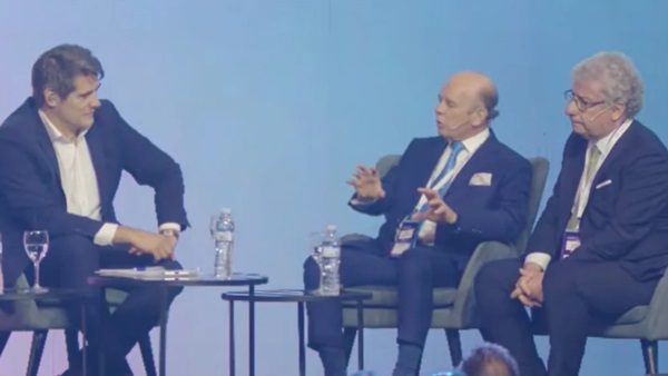 Guillermo Andino, César Litvin y Carlos Abeledo.