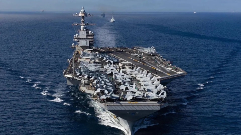 El "USS Gerald R Ford" es el barco de guerra más grande del mundo.