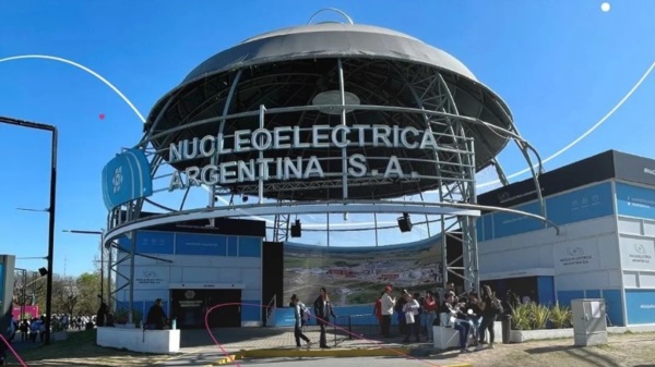 Nuceloeléctrica Argentina en una exposición de Tecnópolis.