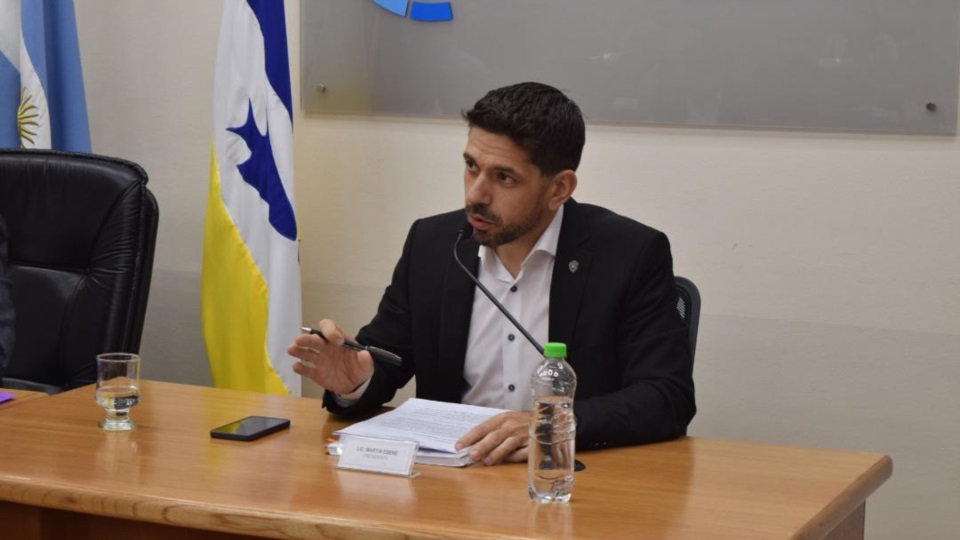 Martin Ebene, viceintendente de Puerto Madryn.