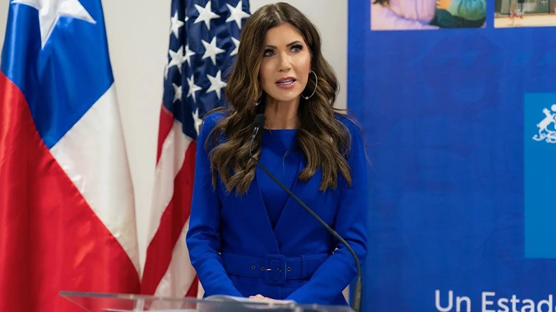 La secretaria de Seguridad Nacional de Estados Unidos, Kristi Noem.