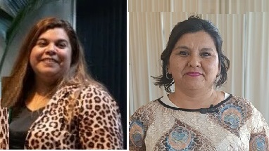 Carla Sueldo (izquierda) reemplazará a Silvana Casas (derecha) en el Consejo Municipal de Discapacidad.