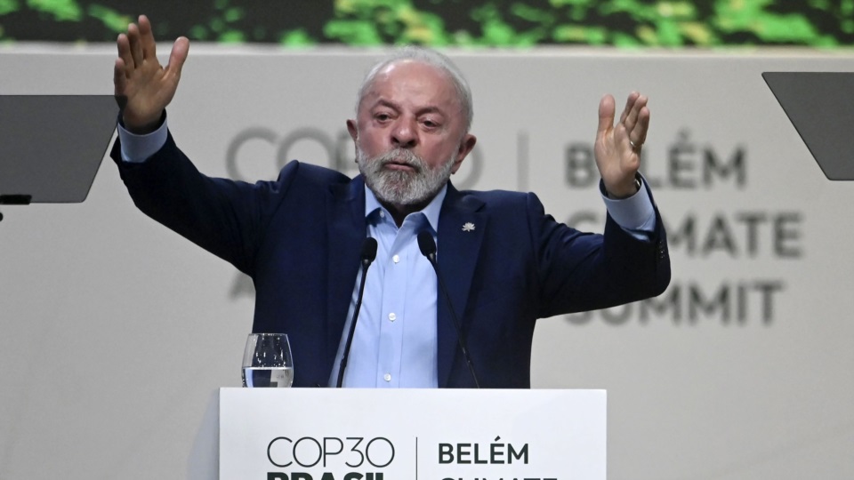 Luiz Inácio Lula da Silva, presidente de Brasil.