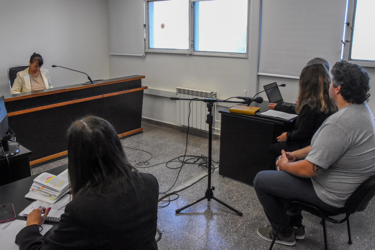 La audiencia presidida por la jueza Marín. 