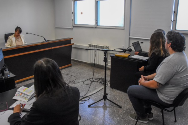 La audiencia presidida por la jueza Marín. 