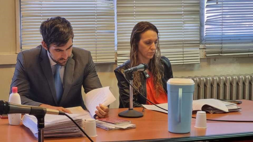 Maria Bottini y Julián Forti, de la Fiscalía.