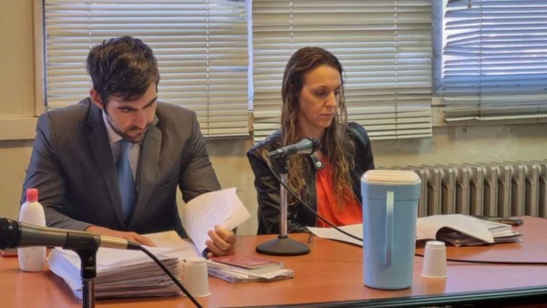 Maria Bottini y Julián Forti, de la Fiscalía.