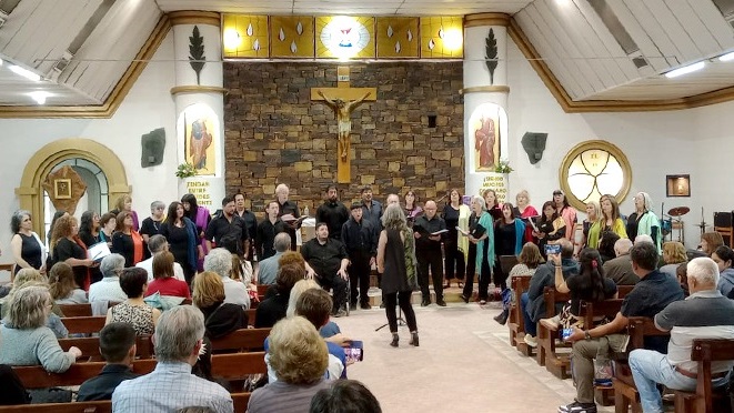 Coro Municipal de Trelew dirigido por Andrea Freyer.