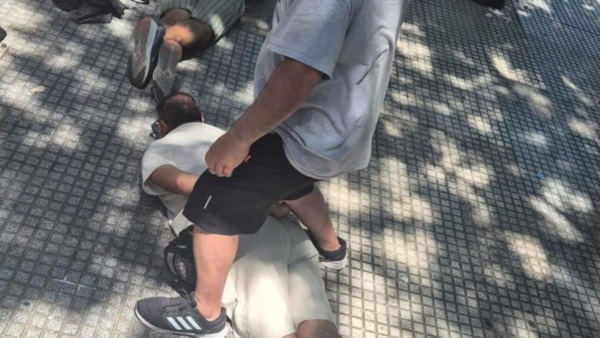 Sampietro y García, detenidos en CABA.