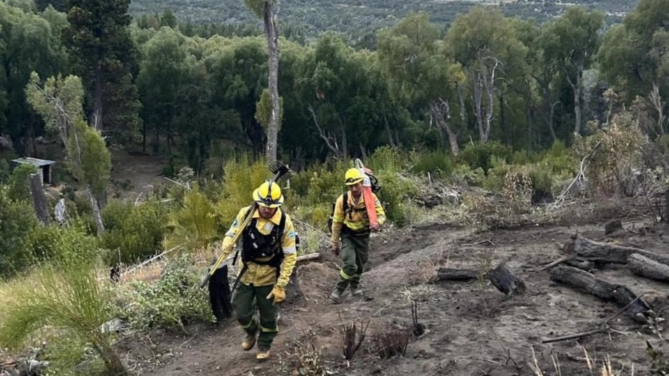 Brigadistas operan en el Parque Nacional. Foto ilustrativa.