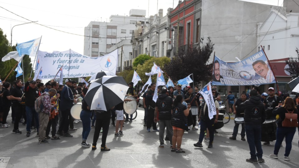 Sindicatos se hicieron presentes.