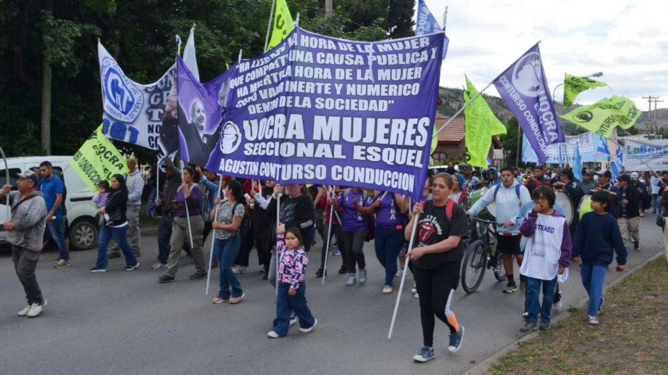 La UOCRA fue uno de los sindicatos presentes.