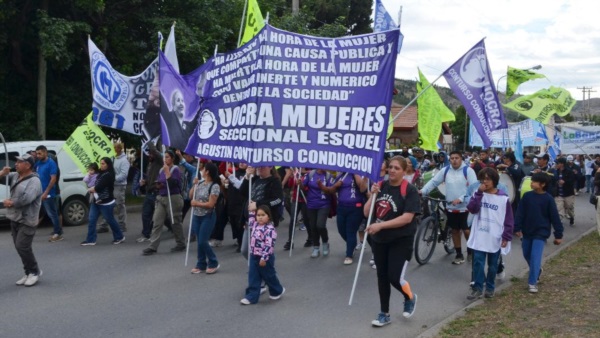 La UOCRA fue uno de los sindicatos presentes.
