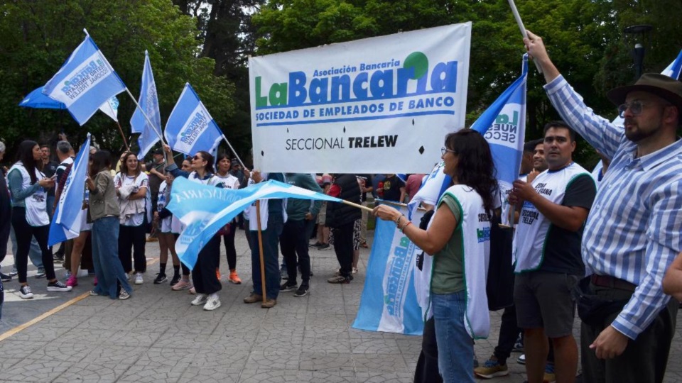 La plaza San Martín fue el lugar de la convocatoria.