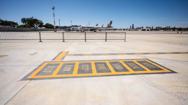 Aeroparque inauguró su Plataforma Norte. Foto Aeropuertos Argentina. Agencia NA. Foto Aeropuertos Argentina. Agencia NA.