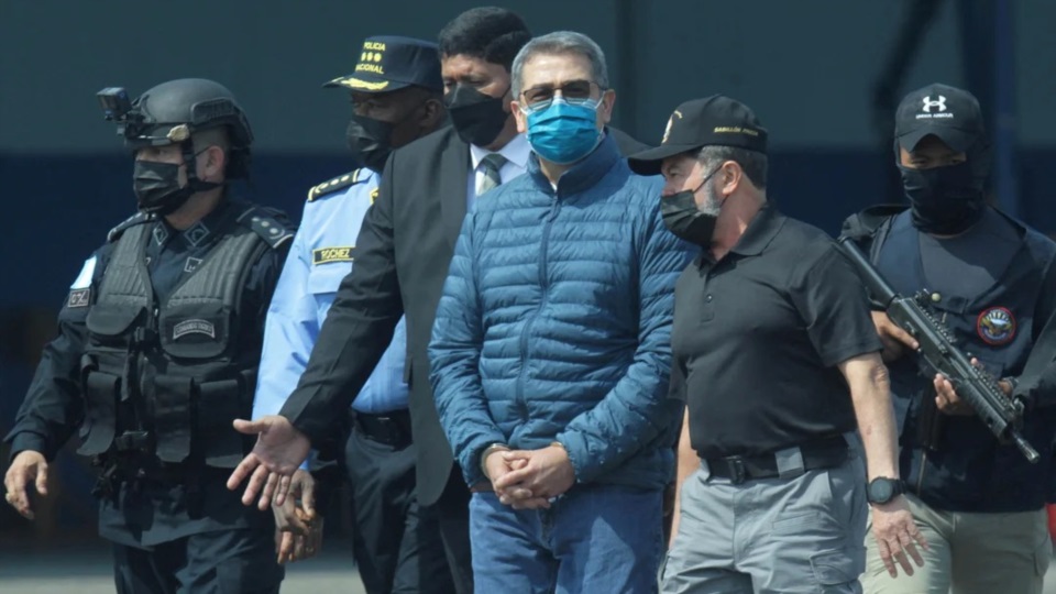 El expresidente de Honduras Juan Orlando Hernández.