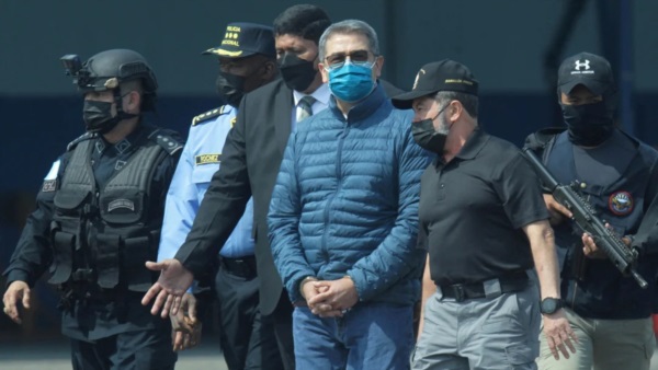 El expresidente de Honduras Juan Orlando Hernández.