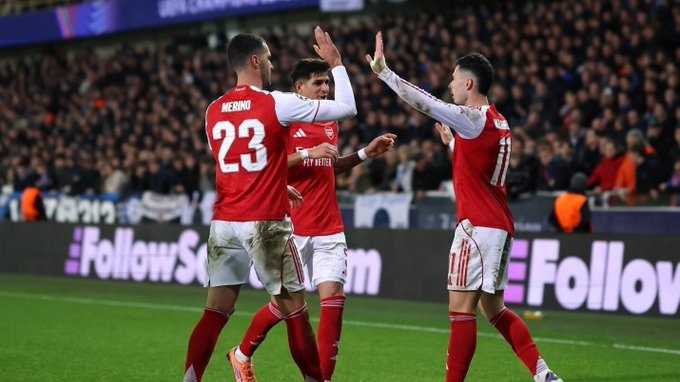 Arsenal es el puntero de la Premier League. Además, es líder e invicto, con puntaje perfecto en Champions League.