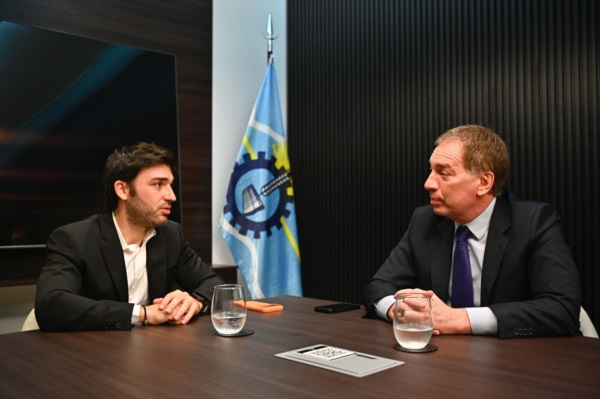 Nacho y el "Colo". Un encuentro oportuno.
