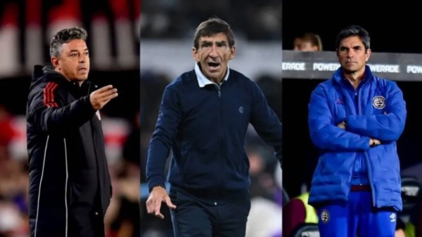 Gallardo, Costas y Pellegrino, seguirán en River, Racing y Lanús.